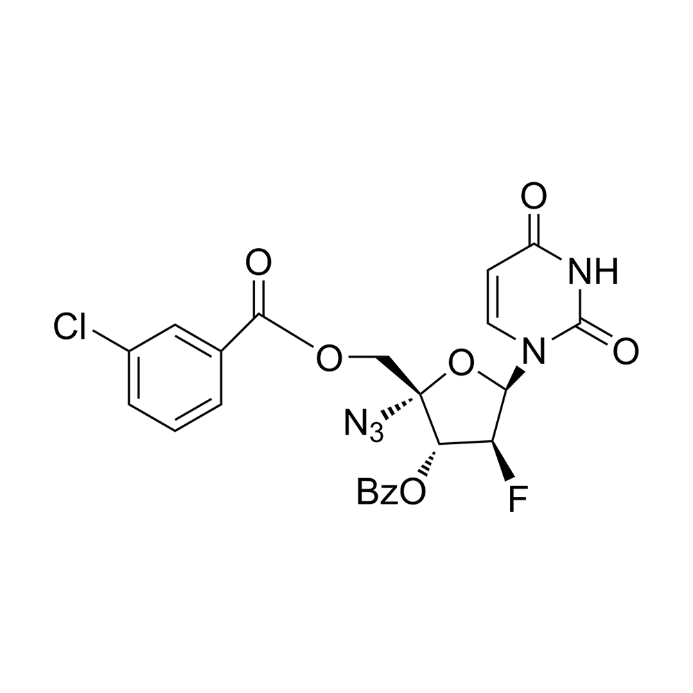 4-Azido-3'-0-benzoyl-5'-0-(m-chlorobenzoyl)2'-deoxy-2'-fluoro-beta-D-arabinouridine